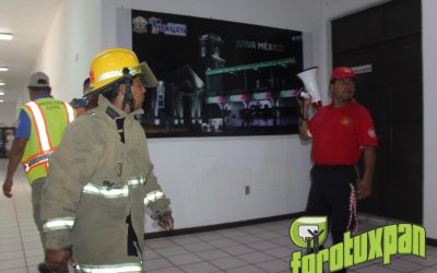 Macro Simulacro de Sismo en Tuxpan por Gobierno Municipal