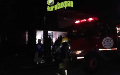 Incendio en Tenechaco
