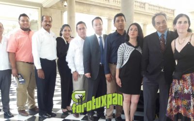 Tuxpeños Promocionan Ritual de Candiles en CDMX