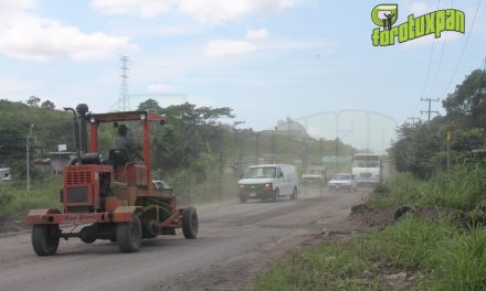 Comienza Reparación de Carretera en la Salida a Tampico