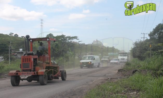 Comienza Reparación de Carretera en la Salida a Tampico