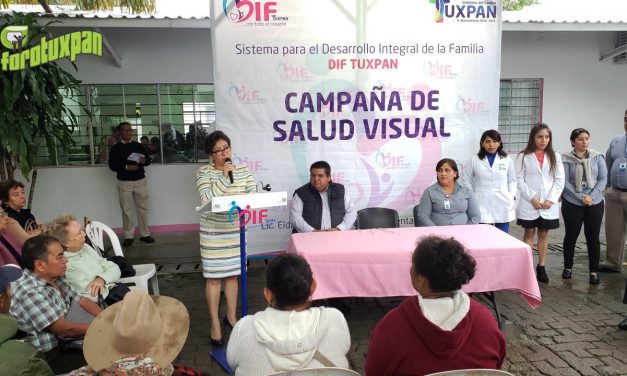 Inicia Tercera Campaña de Salud Visual en DIF Tuxpan