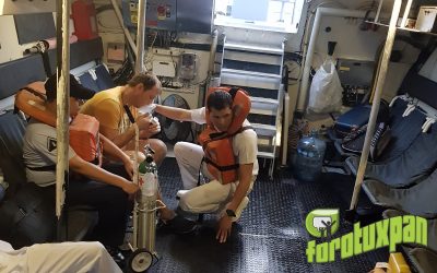 LA SECRETARÍA DE MARINA – ARMADA DE MÉXICO, BRINDA ATENCIÓN MÉDICA A UN TRIPULANTE QUE SUFRIÓ INFARTO DE CORAZÓN