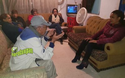 Regidora Mónica Ortiz se reunió con colonos del Infonavit Canaco