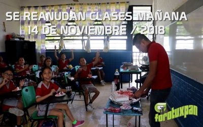 Se reanudan clases este 14 de noviembre en todos los niveles educativos en el Estado de Veracruz