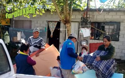 Asisten a personas en situación de calle y familia vulnerable