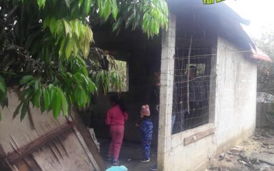 Piden apoyo para damnificados por incendio
