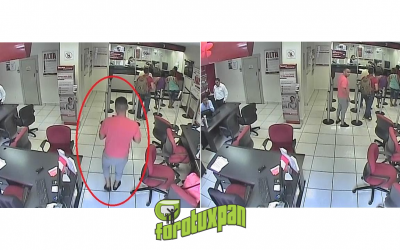 Víctima de robo en el interior de BANORTE
