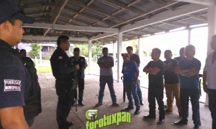 Avanza la conformación de policías auxiliares en Tuxpan