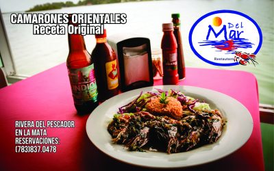 CAMARONES ORIENTALES – Receta Original – Restaurante Del Mar