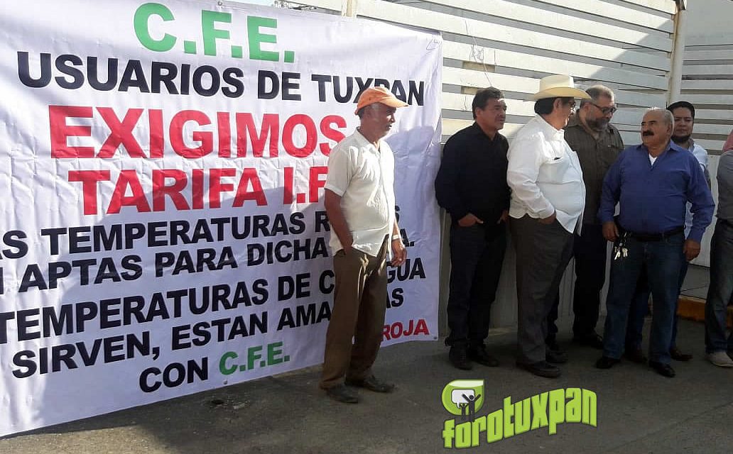 Manifestación frente a CFE