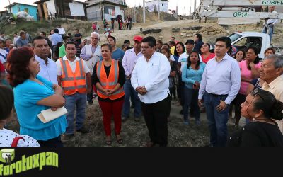 Inversión de 30 millones de pesos en introducción de drenaje