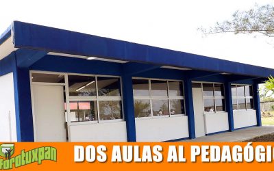 Gobierno municipal entrega dos nuevas aulas al Pedagógico