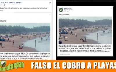 Falso supuesto cobro a Playas
