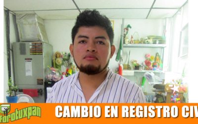 Nuevo Oficial del Registro Civil en Tuxpan