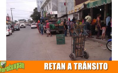 Comerciantes Retan a Tránsito Municipal