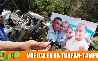 Trailer Vuelca en la Tuxpan-Tampico