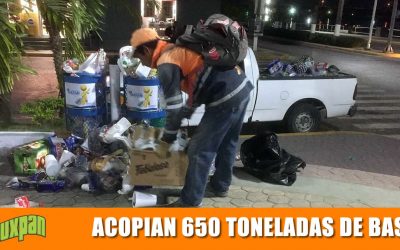 LIMPIA PÚBLICA ACOPIA 650 TONELADAS DE BASURA EN SEMANA SANTA