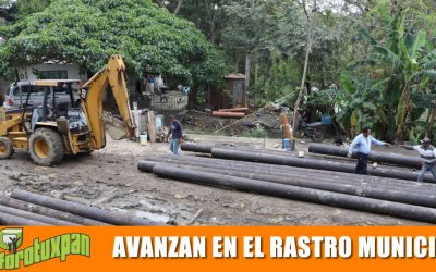 Avances de trabajos en Rastro Municipal