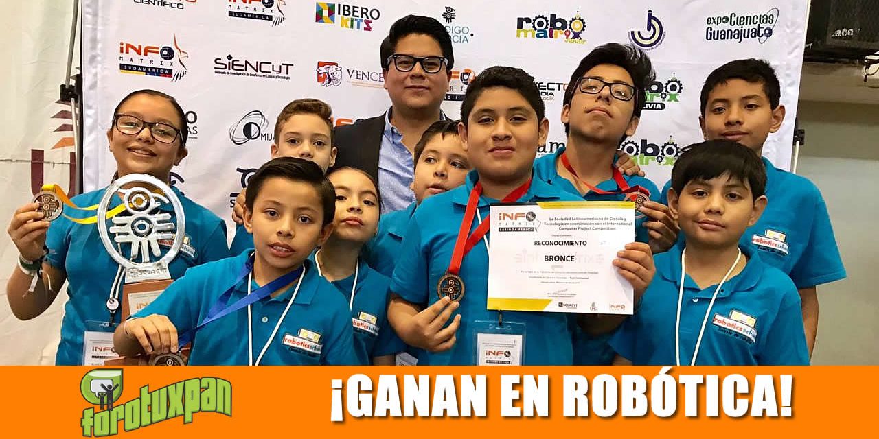 ESTUDIANTES TUXPEÑOS GANAN EN COMPETENCIA INTERCONTINENTAL DE ROBÓTICA