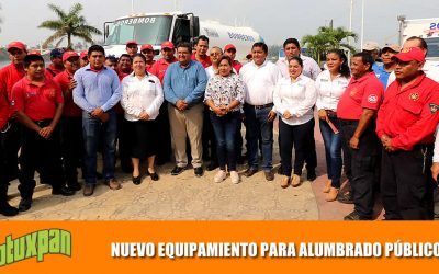 NUEVO EQUIPAMIENTO PARA ALUMBRADO PÚBLICO Y BOMBEROS.