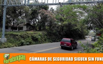 CÁMARAS DE SEGURIDAD CONTINÚAN SIN FUNCIONAR