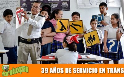 39 AÑOS DE SERVICIO EN TRÁNSITO