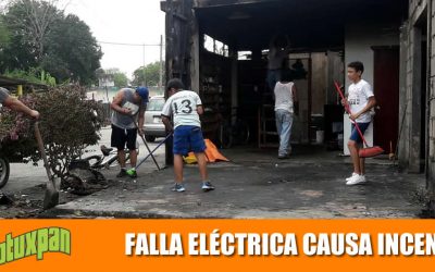 FALLA ELÉCTRICA CAUSA INCENDIO