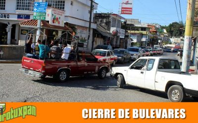 CIERRE DE BULEVARES A PARTIR DE LAS 14:00 HORAS