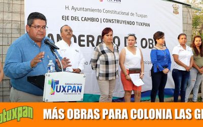 LLEGAN MÁS OBRAS PARA COLONIA LAS GRANJAS