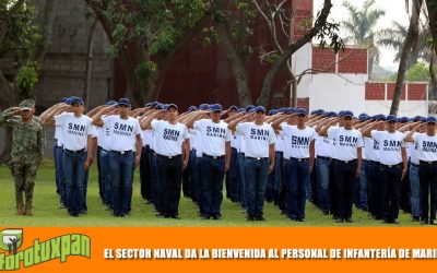 EL SECTOR NAVAL DA LA BIENVENIDA AL PERSONAL DE MARINEROS DE INFANTERÍA DE MARINA DEL SERVICIO MILITAR