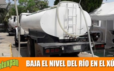 BAJA EL NIVEL DEL RÍO EN EL XÚCHITL