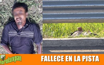 Fallece en la Pista