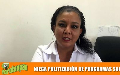 NIEGA POLITIZACIÓN DE PROGRAMAS SOCIALES