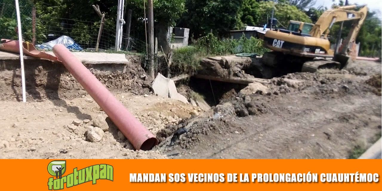 MANDAN S.O.S VECINOS DE LA PROLONGACIÓN CUAUHTÉMOC