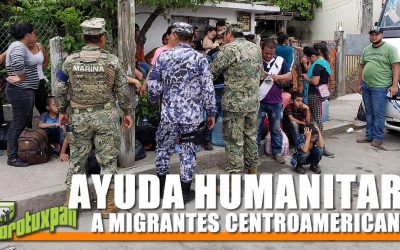 AYUDA HUMANITARIA A MIGRANTES CENTROAMERICANOS