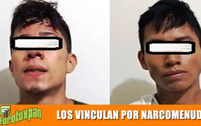 Los vinculan a proceso por narcomenudeo y ultrajes, en Tuxpan
