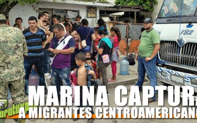 MARINA CAPTURA A MIGRANTES CENTROAMERICANOS