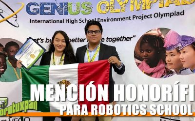 ¡MENCIÓN HONORÍFICA PARA ROBOTICS SCHOOL!