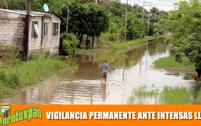 Vigilancia permanente ante intensas lluvias