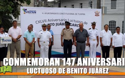 CONMEMORAN 147 ANIVERSARIO LUCTUOSO DE BENITO JUÁREZ
