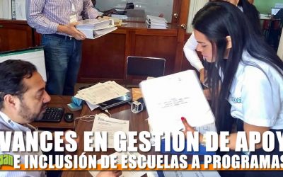 AVANCES EN GESTIÓN DE APOYOS E INCLUSIÓN DE ESCUELAS