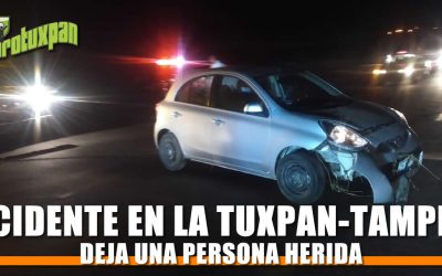 Accidente en la Tuxpan-Tampico deja una persona herida