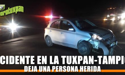Accidente en la Tuxpan-Tampico deja una persona herida