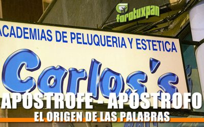 El origen de la palabra «APÓSTROFE – APÓSTROFO»