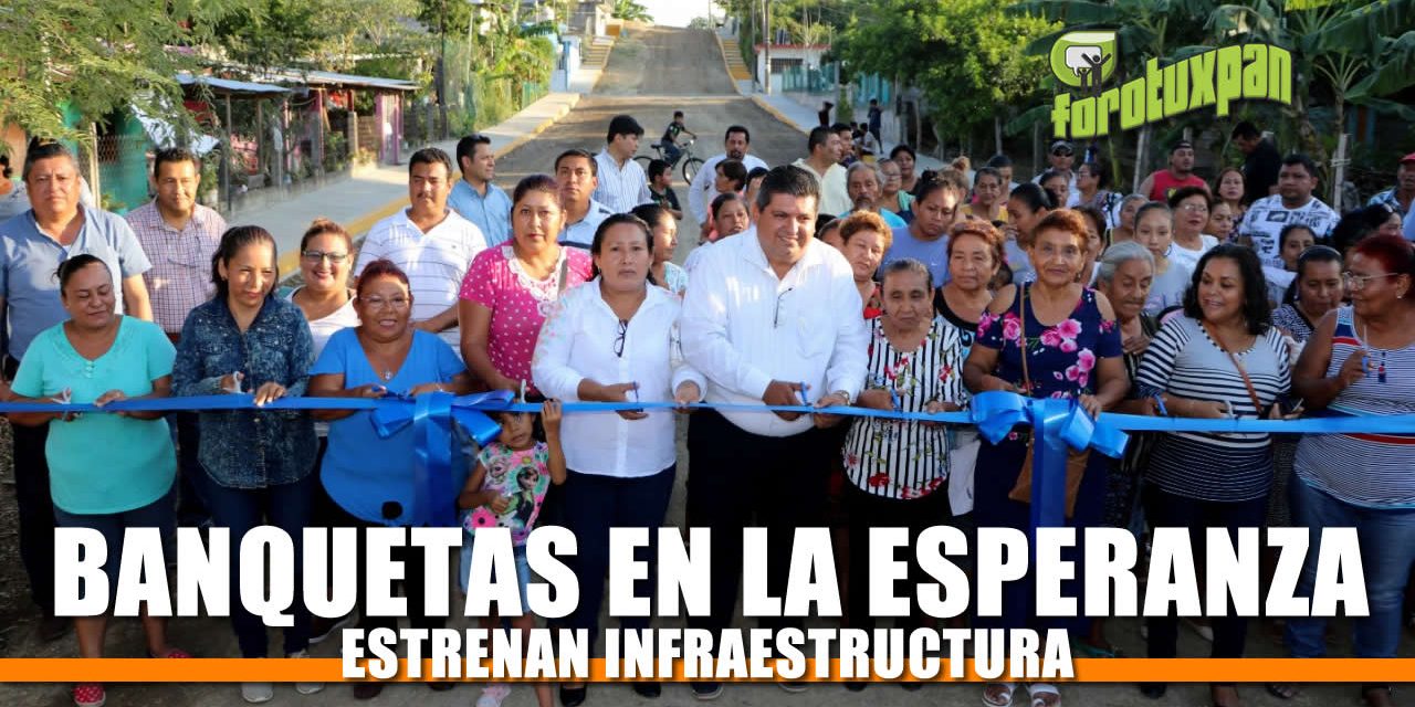 Más Infraestructura en la colonia Esperanza Azcón