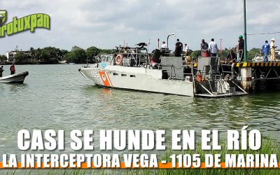 Casi se hunde Interceptora VEGA-1105 de Marina frente al Sector Naval