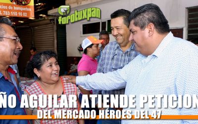 Presidente Municipal atiende a locatarios del mercado Héroes del 47