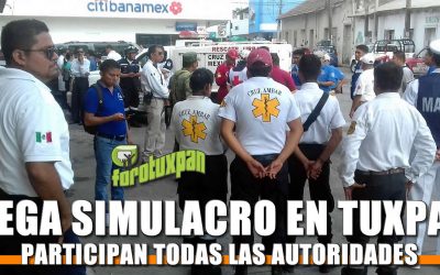 Mega Simulacro organizado por Todas las Autoridades