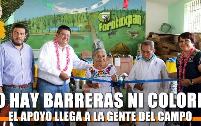 No hay barreras ni colores, el apoyo llega a la gente del campo